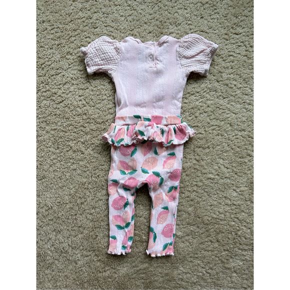 Baby Girl Pink Lemon Set - Picture 2 of 3